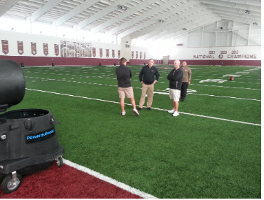 Atlanta Cool Zone high school and college power breezer sideline air cooling